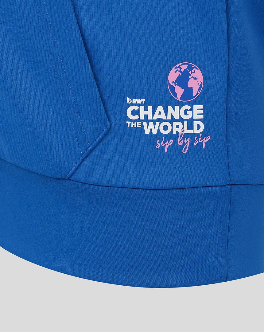 Alpesi kapucnis pulóver, csapat, kék, gyerekek