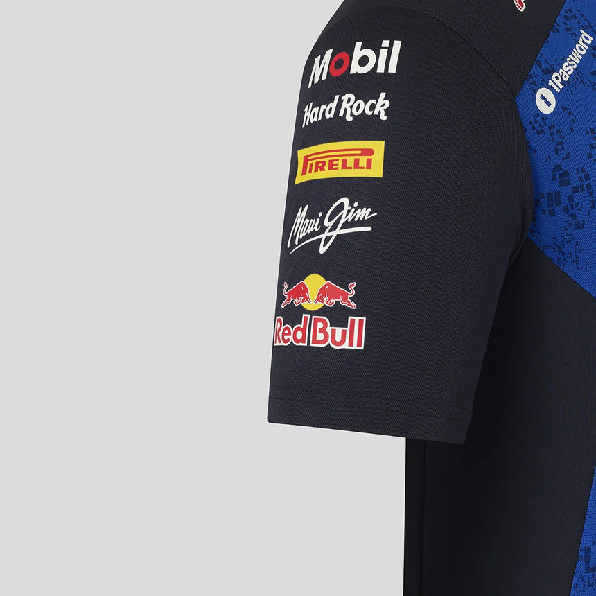 Red Bull póló, csapat, kék