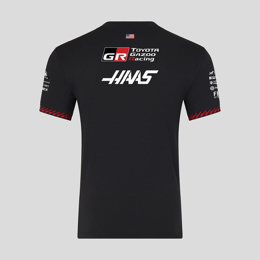 Haas F1 póló, csapat, fekete