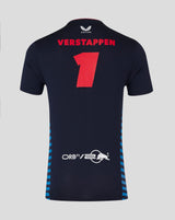 Red Bull környakú póló, Castore, Max Verstappen, kék, 2024