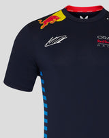 Red Bull környakú póló, Castore, Max Verstappen, kék, 2024
