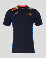 Red Bull környakú póló, Castore, Sergio Perez, kék, 2024 - FansBRANDS®