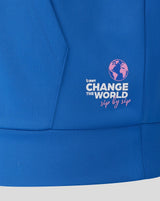 Alpine kapucnis pulóver, teljes hosszúságú cipzárral, csapat, kék