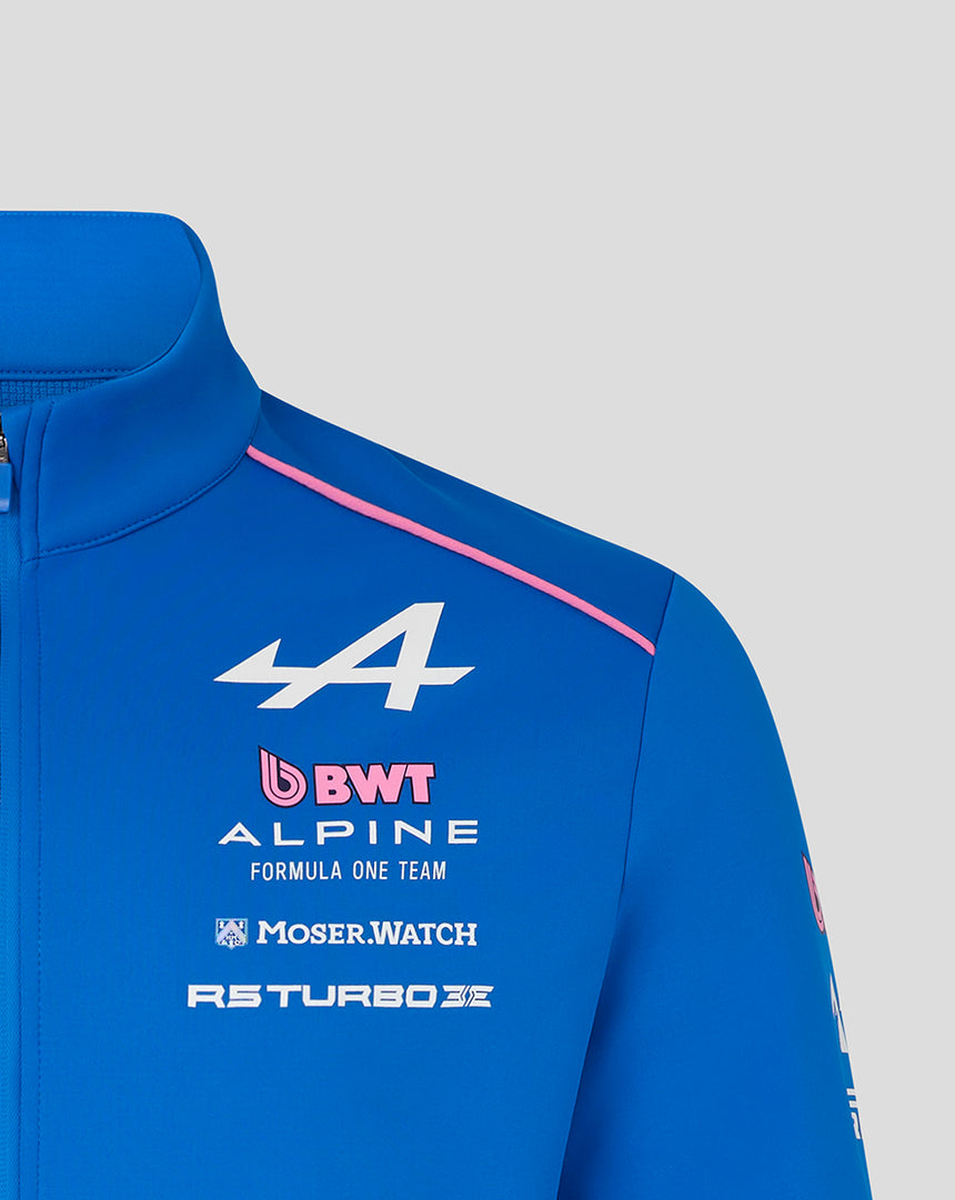 Alpine F1 softshell kabát, csapat, kék, 2026