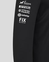 Haas F1 pulóver, negyedig cipzáras, csapat, fekete