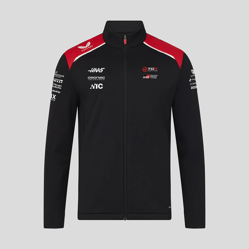 Haas F1 softshell dzseki, csapat, fekete