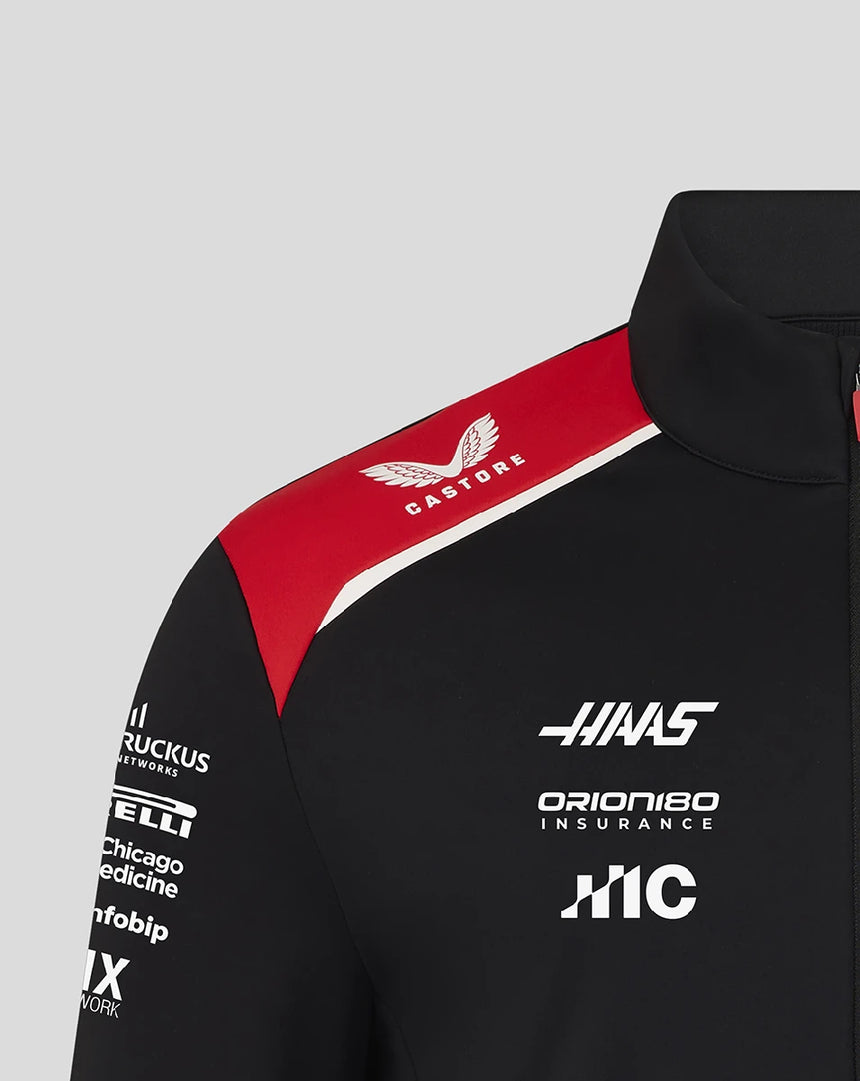 Haas F1 softshell dzseki, csapat, fekete