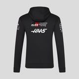 Haas F1 kapucnis pulóver, csapat, fekete