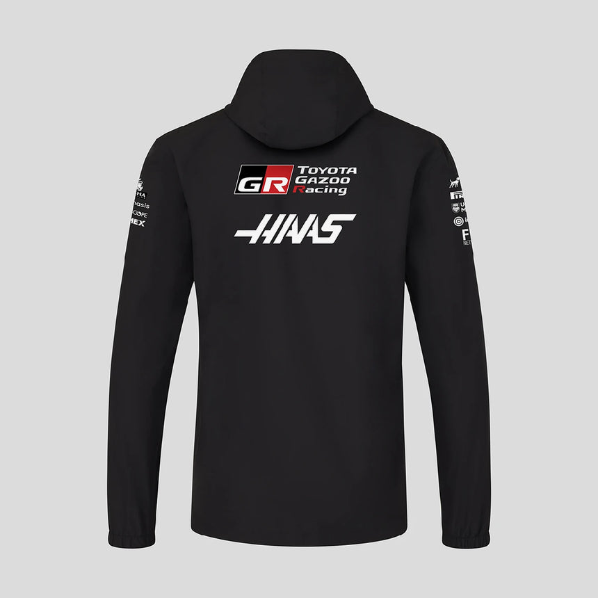 Haas F1 esőkabát, csapat, fekete