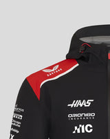 Haas F1 esőkabát, csapat, fekete