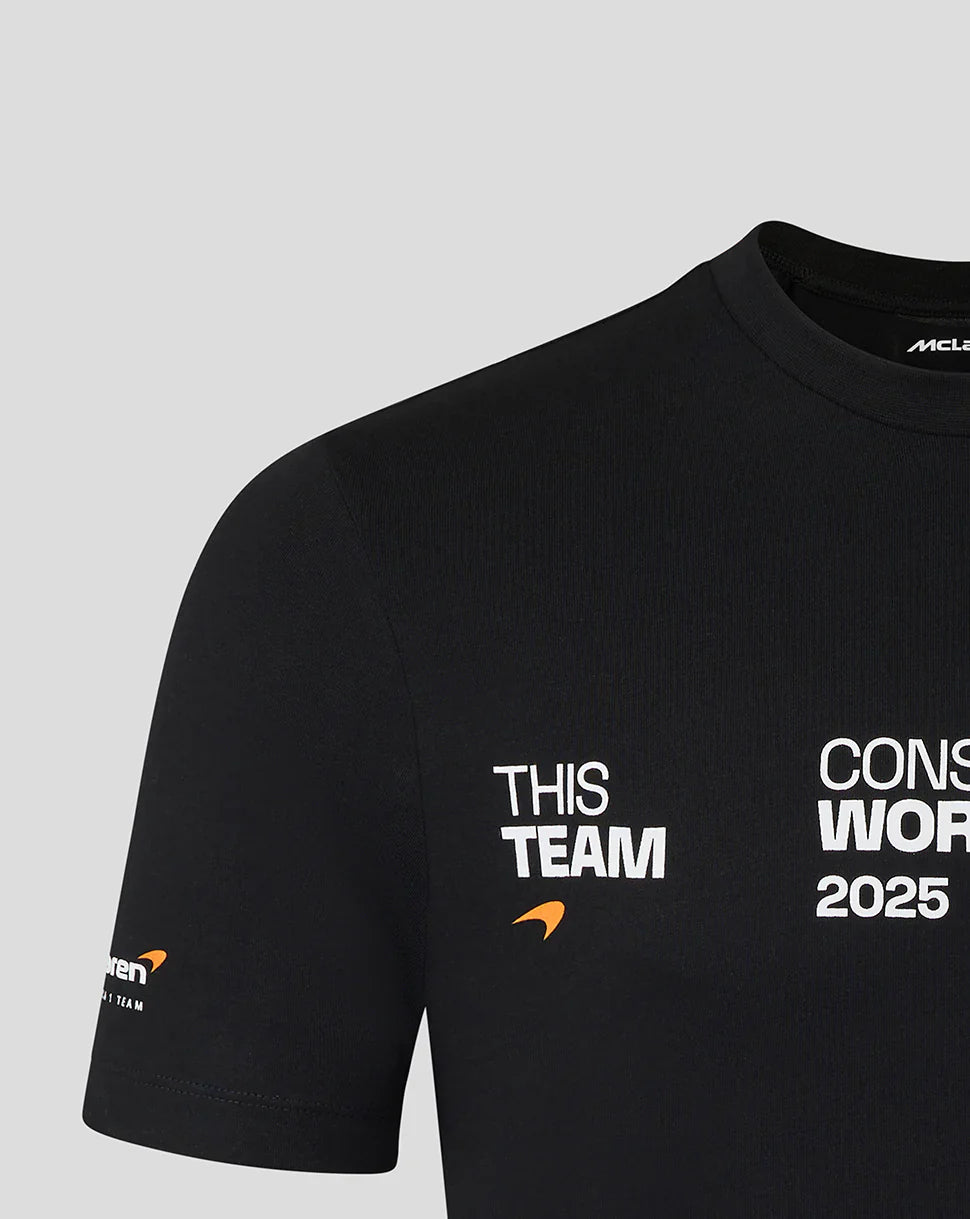 McLaren póló, konstruktőri bajnok, 2025, fekete 🔥