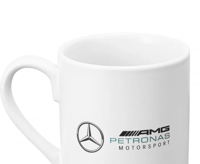 Tasse mit Mercedes-Logo