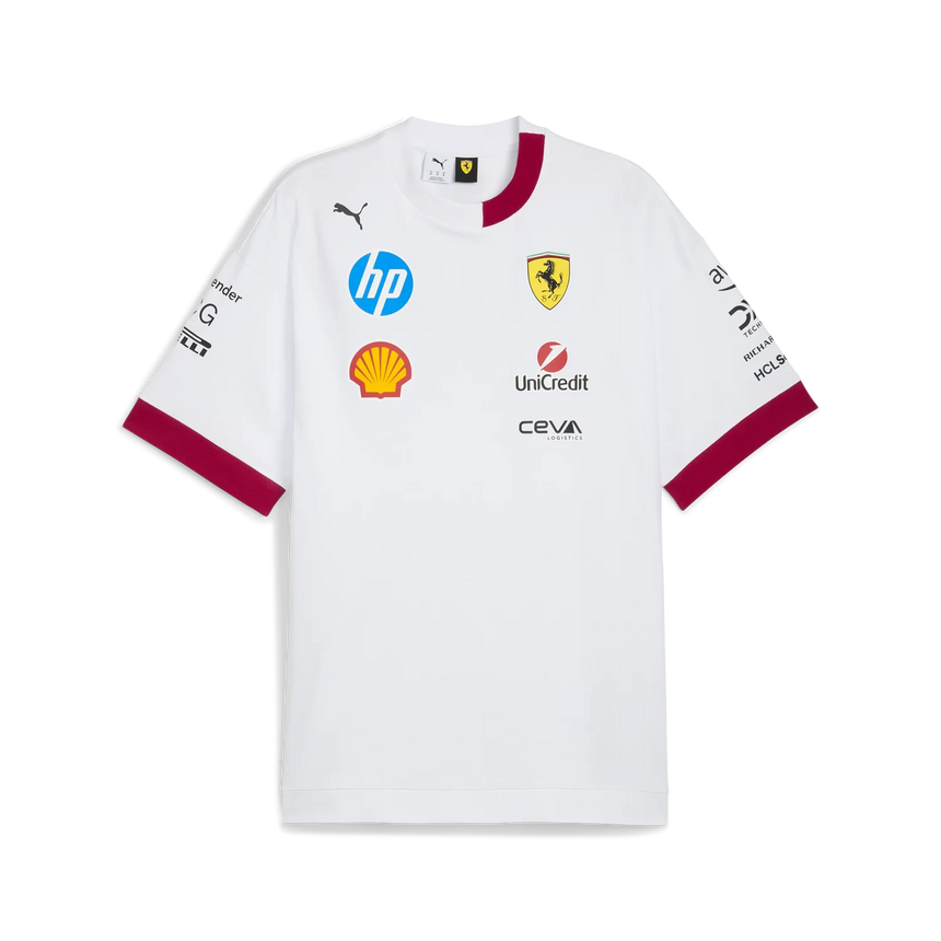 Scuderia Ferrari Drivers Oversized Környakú Póló 🔥