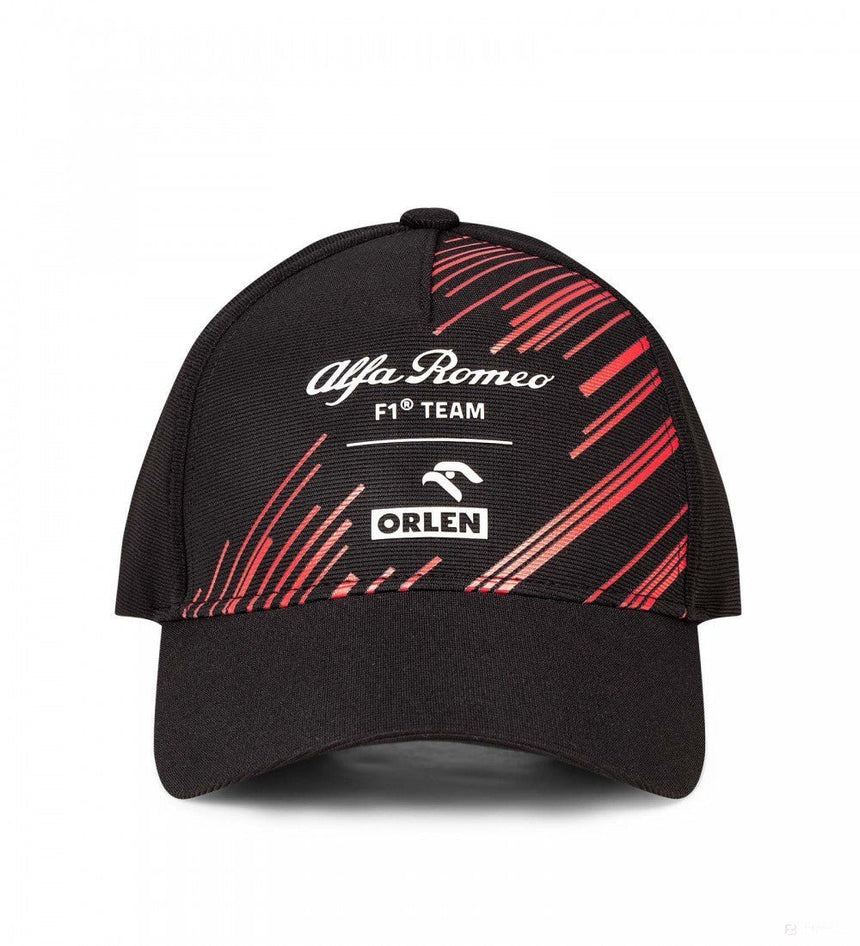 Alfa Romeo Baseball Sapka, USA GP, Felnőtt, Fekete, 2022 - FansBRANDS® - HU
