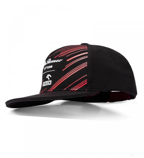 Alfa Romeo Flatbrim Sapka, csapat Felnőtt, Fekete, 2022 - FansBRANDS® - HU