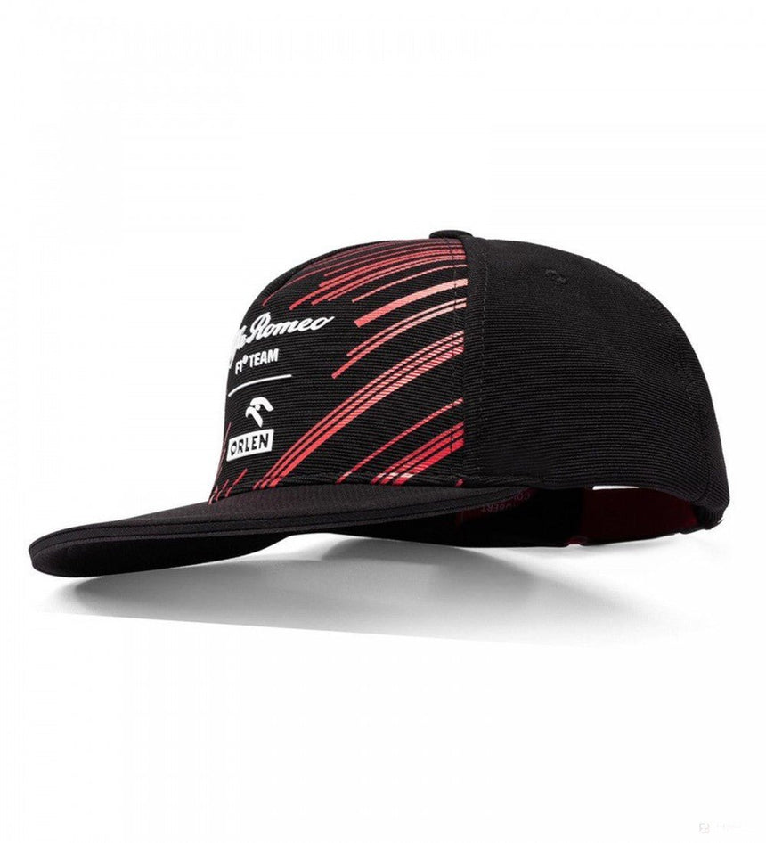 Alfa Romeo Flatbrim Sapka, csapat Felnőtt, Fekete, 2022 - FansBRANDS® - HU