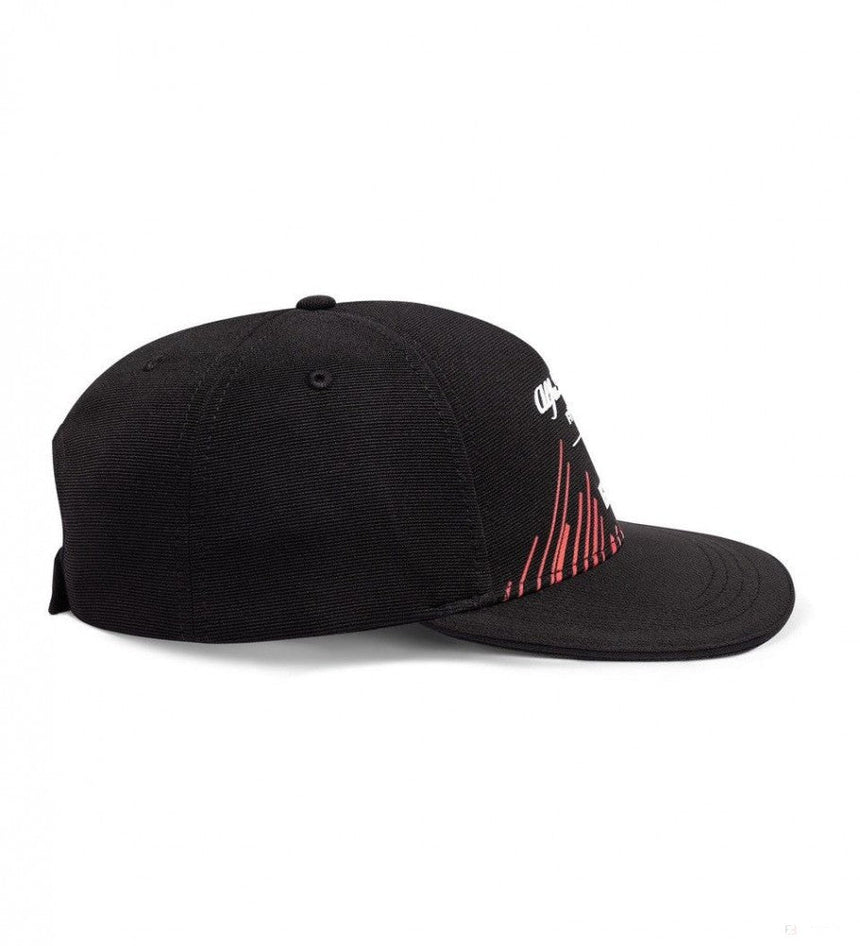 Alfa Romeo Flatbrim Sapka, Team Felnőtt, Fekete, 2022 - FansBRANDS®