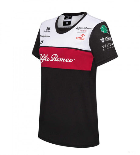 Alfa Romeo Női Csapat Póló, Fekete, 2022 - FansBRANDS®