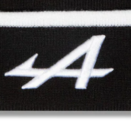 Alpine téli sapka, New Era, stripe, fekete