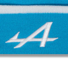 Alpine téli sapka, New Era, stripe, kék