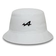 Alpine bucket hat, New Era, fém logó, fehér - FansBRANDS® - HU