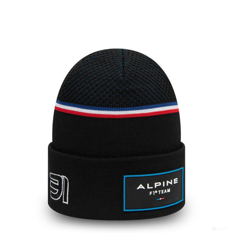 Alpine Esteban Ocon Téli Sapka, Felnőtt, Fekete - FansBRANDS® - HU