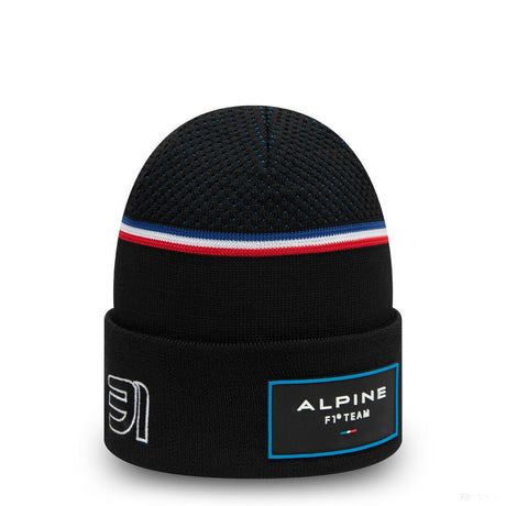 Alpine Esteban Ocon Téli Sapka, Felnőtt, Fekete - FansBRANDS®