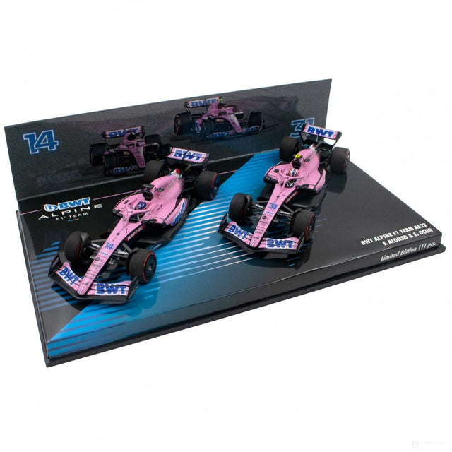 Alpine F1 Csapat 2022 A522 Fernando Alonso / Esteban Ocon double set Limited Edition 1:43 - FansBRANDS® - HU