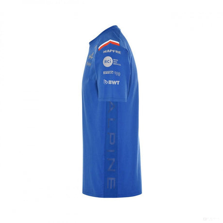 Alpine F1, Gyerek, Csapat Póló, Kék Royal Marine, 2022 - FansBRANDS®
