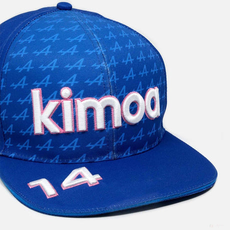 Alpine Flatbrim Sapka, Fernando Alonso Kimoa, Kék, 2022 - FansBRANDS® - HU