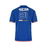 Alpine Póló, Esteban Ocon 31 csapat, Kék, 2022 - FansBRANDS® - HU