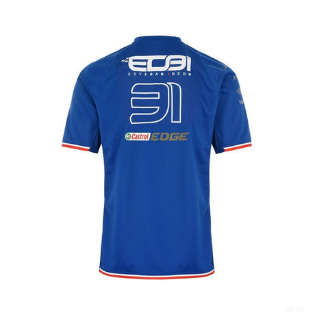 Alpine Póló, Esteban Ocon 31 Team, Kék, 2022 - FansBRANDS®