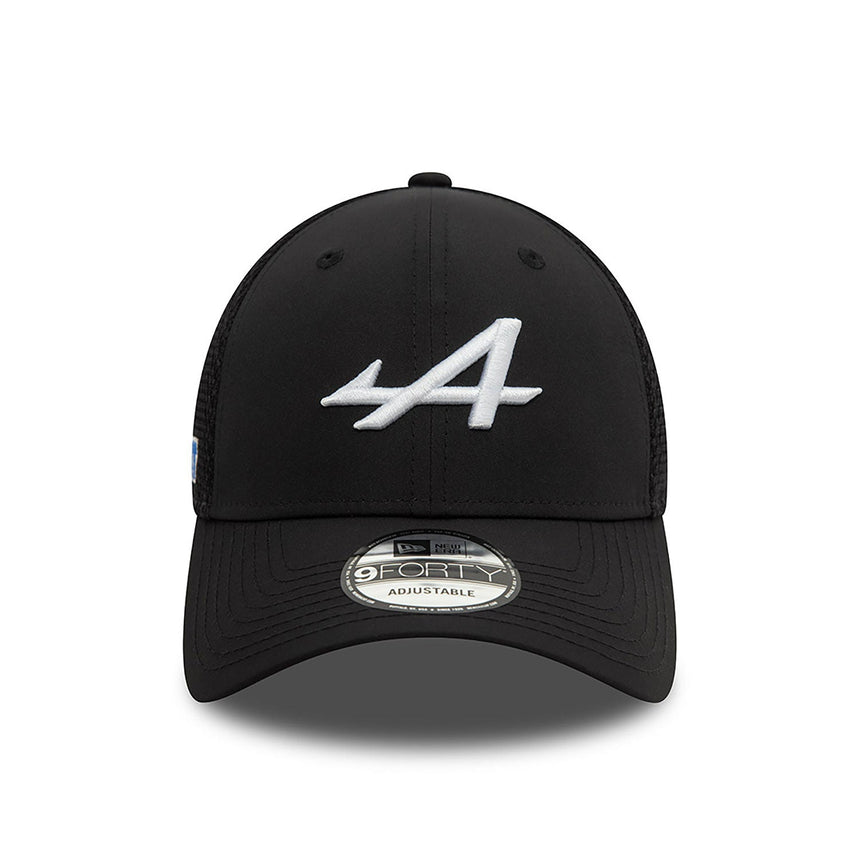 Alpine cap, New Era, team, 9FORTY, black, 2024