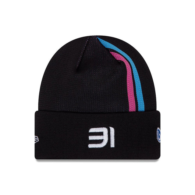 Alpine sapka, New Era, Esteban Ocon, télisapka, gyerek, fekete, 2024 - FansBRANDS® - HU