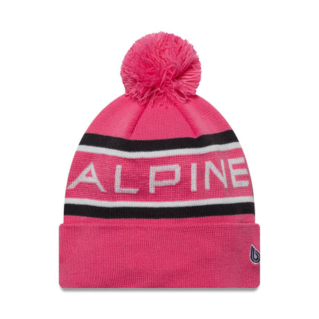 Alpine téli sapka, mandzsettás kötött, New Era, rózsaszín - FansBRANDS® - HU