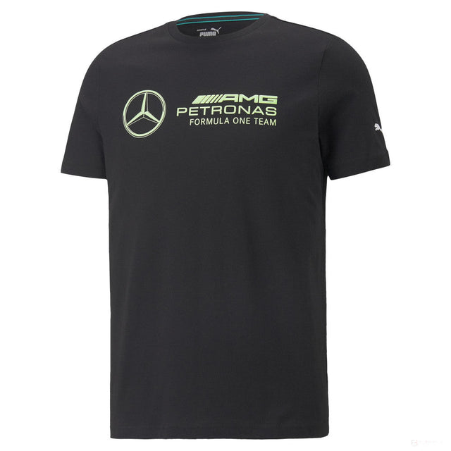 AMG Mercedes  Logo Póló Puma Fekete 2022 - FansBRANDS®