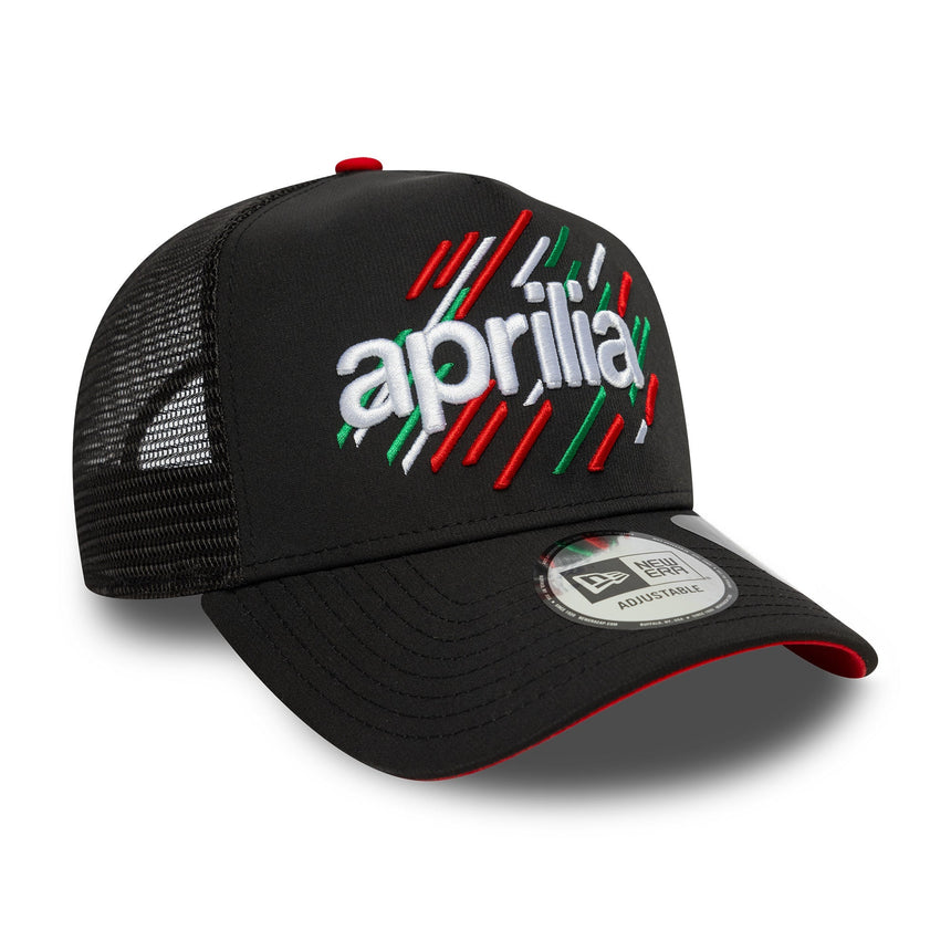 Aprilia, sapka, hálós, A - Frame, fekete - FansBRANDS® - HU