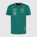 Aston Martin AMF1, Csapat, Póló, Fernando Alonso, Zöld 🔥 - FansBRANDS® - HU