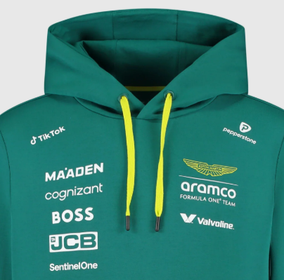 Aston Martin AMF1, Pilóta, Pulóver, Zöld 🔥