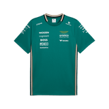 Aston Martin AMF1, Puma csapat póló, Zöld 🔥 - FansBRANDS® - HU