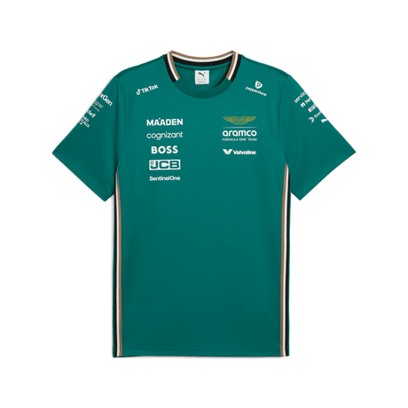 Aston Martin AMF1, Puma csapat póló, Zöld 🔥 - FansBRANDS® - HU