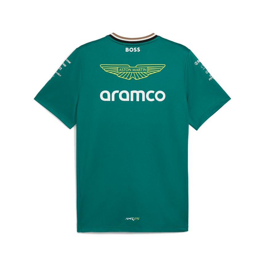 Aston Martin AMF1, Puma csapat póló, Zöld 🔥 - FansBRANDS® - HU