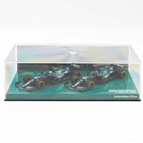 Aston Martin Cognizant F1 Csapat 2021 AMR21 Vettel / Stroll double set Limited Edition 1:43 - FansBRANDS®