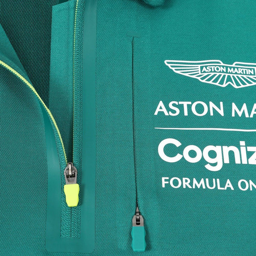 Aston Martin Galléros Női Csapat Póló, Zöld, 2022 - FansBRANDS® - HU