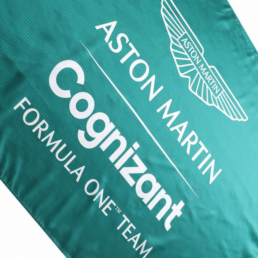 Aston Martin Grandstand Zászló, Zöld, 2022 - FansBRANDS® - HU