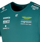 Aston Martin környakú póló, Lance Stroll, zöld, 2023 - FansBRANDS® - HU