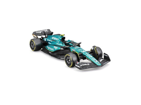 Aston Martin modellautó, AMR23, BBurago, 1:43, Fernando Alonso 14, 2023 - FansBRANDS® - HU