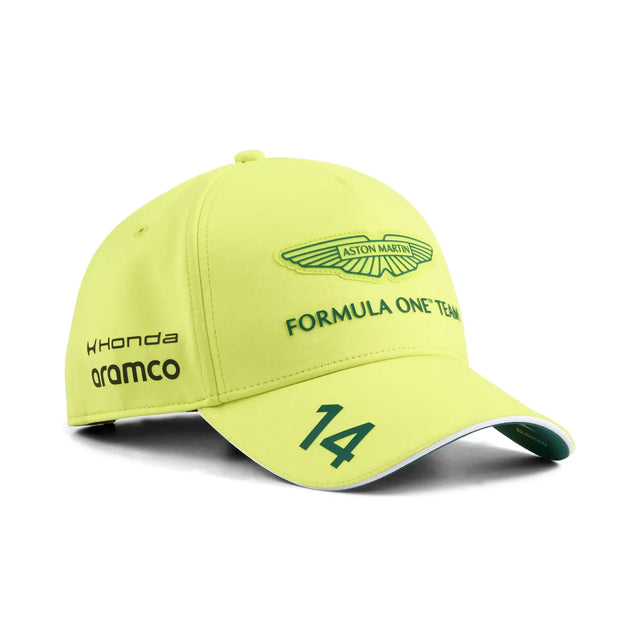 Aston Martin sapka, csapat, Fernando Alonso, Puma, lime, 2026