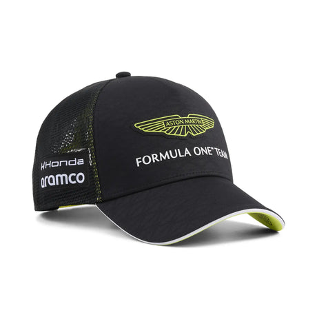 Aston Martin sapka, csapat, Lance Stroll, Puma, fekete, 2026
