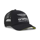 Aston Martin trucker sapka, fekete